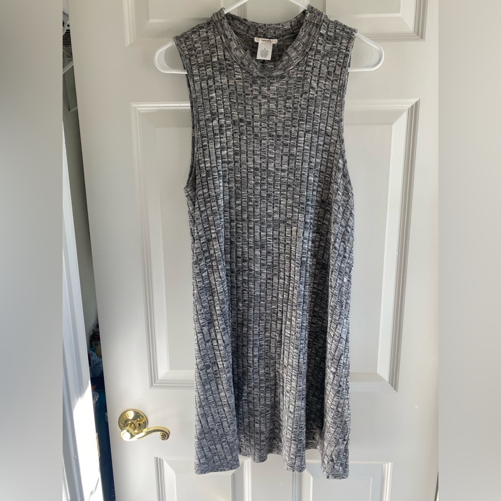 High neck sleeveless tank dress size L